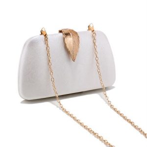 Golden Leaf Clutch